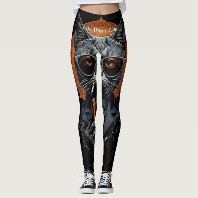 Cool Angesagter Cat Thunder_Cove Leggings (Vorderseite)