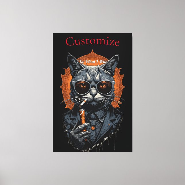 Cool Angesagter Cat Thunder_Cove Leinwanddruck (Vorderseite)