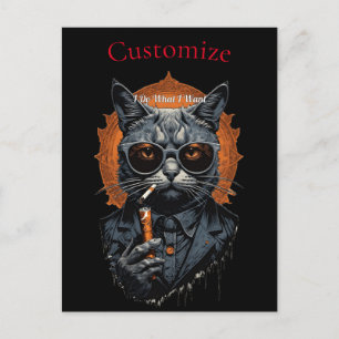 Cool Angesagter Cat Thunder_Cove Postkarte