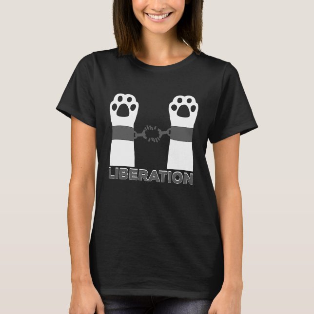 Cool Animal Liberation Free Animals Soldiers T-Shirt (Vorderseite)