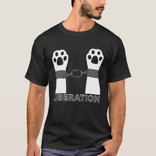 Cool Animal Liberation Free Animals Soldiers T-Shirt (Vorderseite)