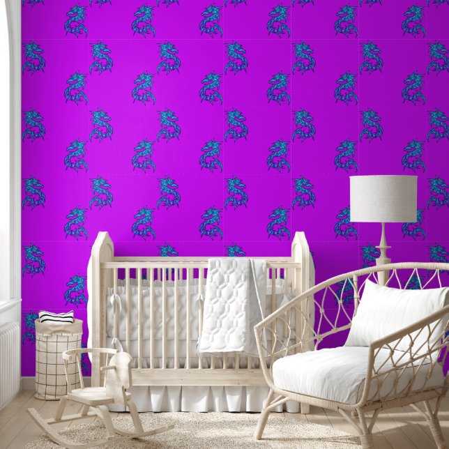 Cool Animal Pattern - Dragons 1a Tapete (Kinder)