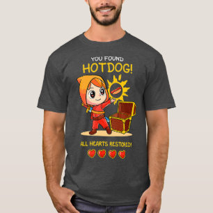 Cool Anime Merch Hotdog Lover Manga Cosplay Food T-Shirt
