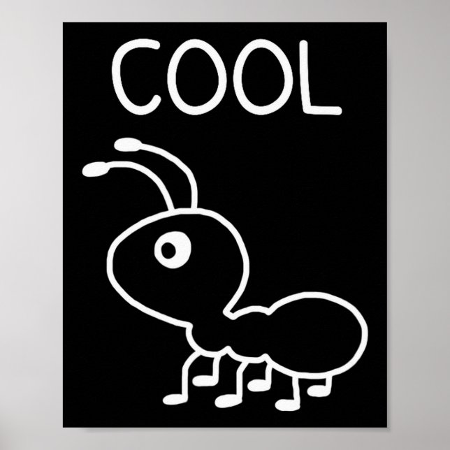 Cool Ant, Puns, Funny, Jokes, Sarcastic  Poster (Vorne)