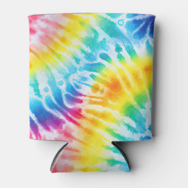 Cool Aqua Red Blue Yellow Orange Gefärbte Krawatte Dosenkühler