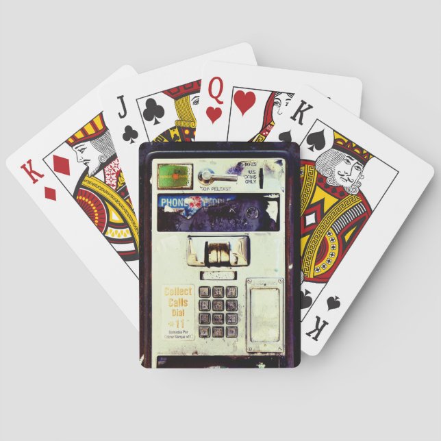 COOL aufgegebene Payphone Spielkarten (Rückseite)