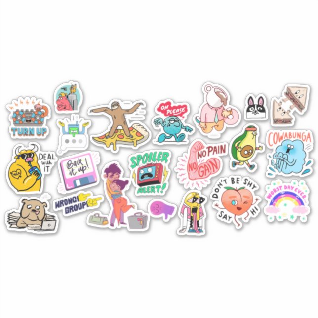 Cool Aufkleber (Vorderseite)