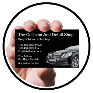 Cool Automotive Collision Auto Body Visitenkarte