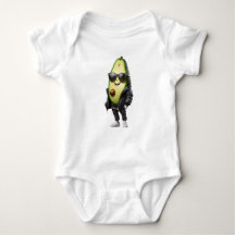 Cool Avocado | Baby Jersey Strampler