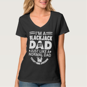 Cool Awesome Blackjack Papa Glücksspiel Casino Bla T-Shirt