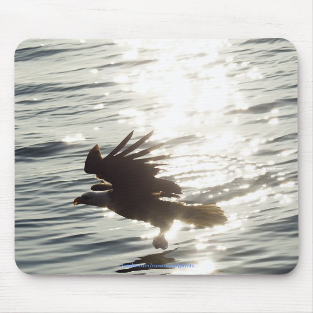 Cool Bald Eagle Wildlife Collection Mousepad (Vorne)