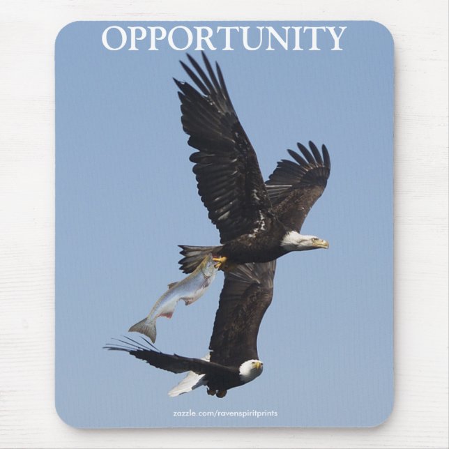 Cool Bald Eagle Wildlife Collection Mousepad (Vorne)