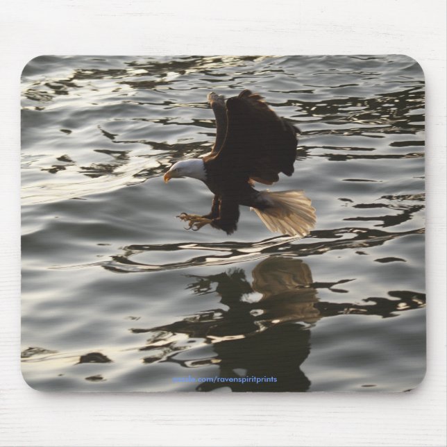 Cool Bald Eagle Wildlife Collection Mousepad (Vorne)