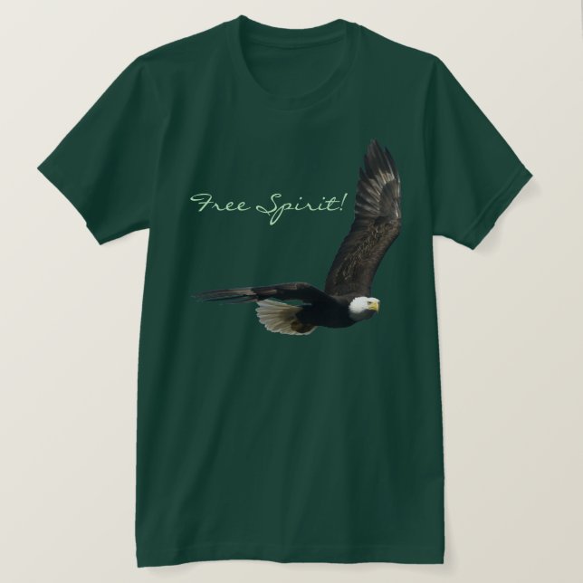 Cool Bald Eagle Wildlife Collection T-Shirt (Design vorne)