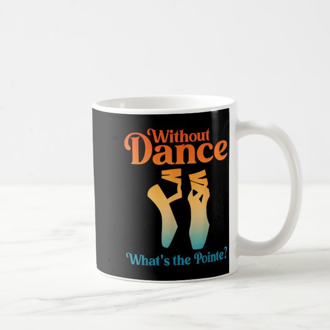 Cool Ballet Art For Women Girls Ballet Dancer Reci Kaffeetasse (Rechts)