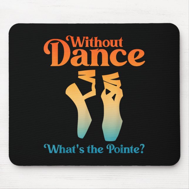 Cool Ballet Art For Women Girls Ballet Dancer Reci Mousepad (Vorne)