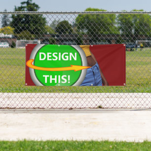 COOL! Banner - 2.5' x 6' - Außenbanner mit Metallr
