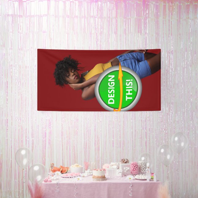 COOL! Banner - 4'x8' - Innenbereich - Benutzerdefi (Party)