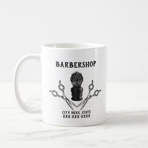 Cool Barbershop Business Swag Barber Scheren Kaffeetasse