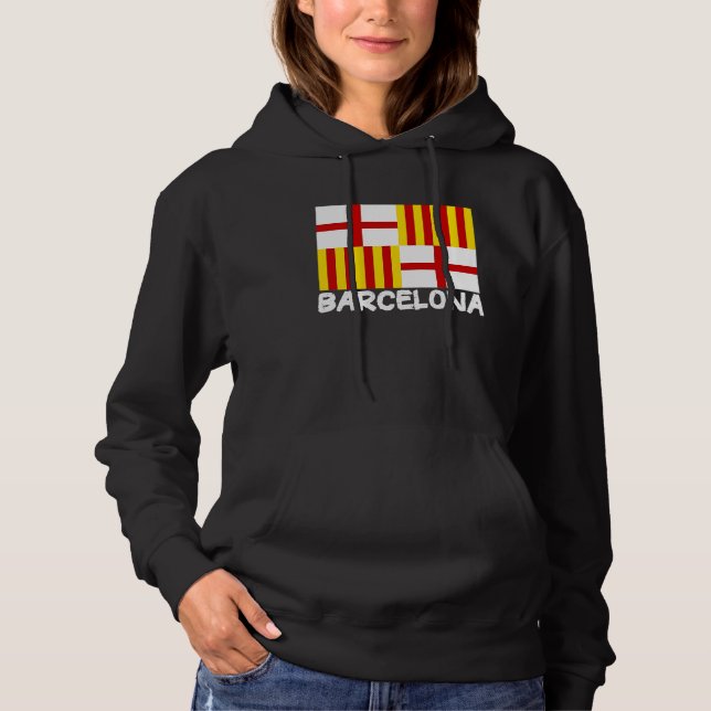 Cool Barcelona Flag Hoodie (Vorderseite)