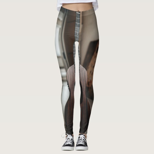 Cool Bass Guitar Leggings (Vorderseite)