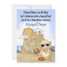 Cool Beach Baby Sandcastle Boys Kinderdusche