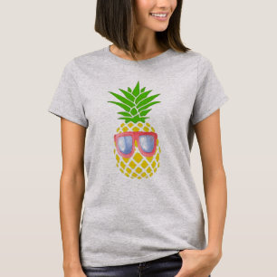 Cool Beach Gläser Ananas Express Womens Funny T-Shirt