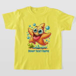 Cool Beach hinzufügen Text unisex Kinderstar T-Shirt