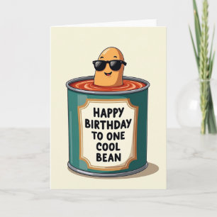 Cool Bean Geburtstagskarte Karte