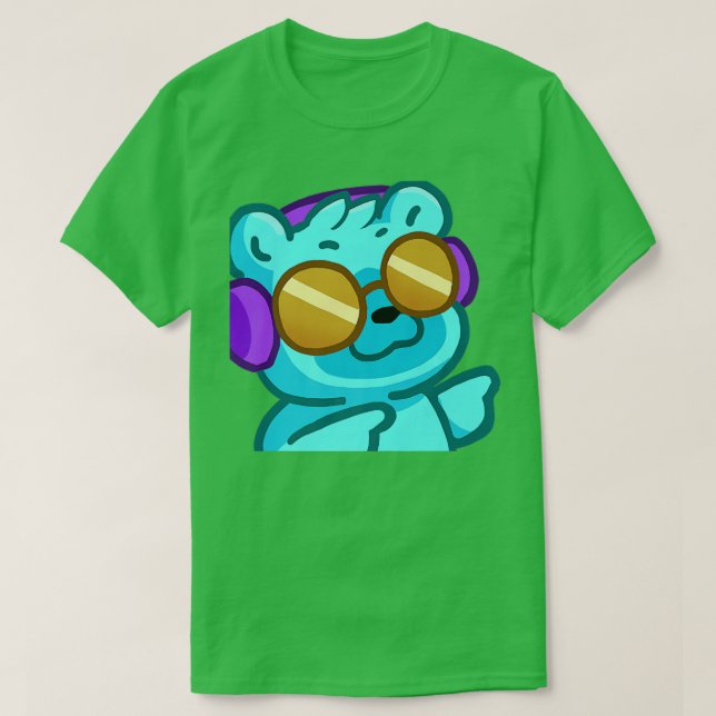 Cool Bear Finger Guns Premium  T-Shirt (Design vorne)