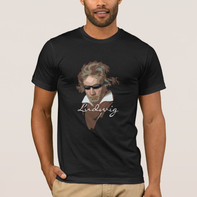 Cool Beethoven T - Shirt (Vorderseite)