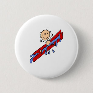Cool behalten auf dem Wasser-Dia-Knopf Button