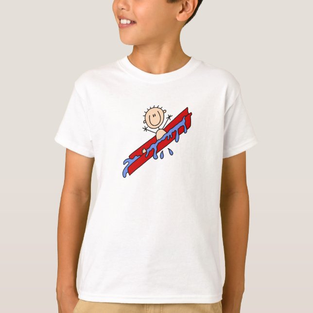 Cool behalten auf dem Wasser-Dia-Shirt T-Shirt (Vorderseite)