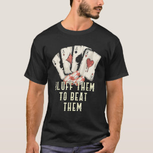 Cool behalten, damit Chips Pool Gambler Poker Gamb T-Shirt