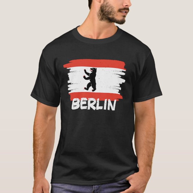 Cool Berlin Flag T-Shirt (Vorderseite)
