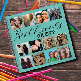 Cool Best Friends Forever Aquamarin 9 Foto Notizbuch