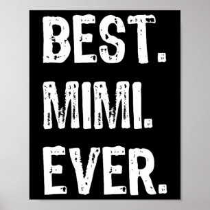 Cool Beste Mimi-Ever-Familie Funny Poster