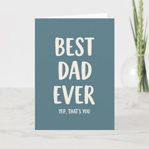 Cool Beste Papa Aller Zeiten Karte