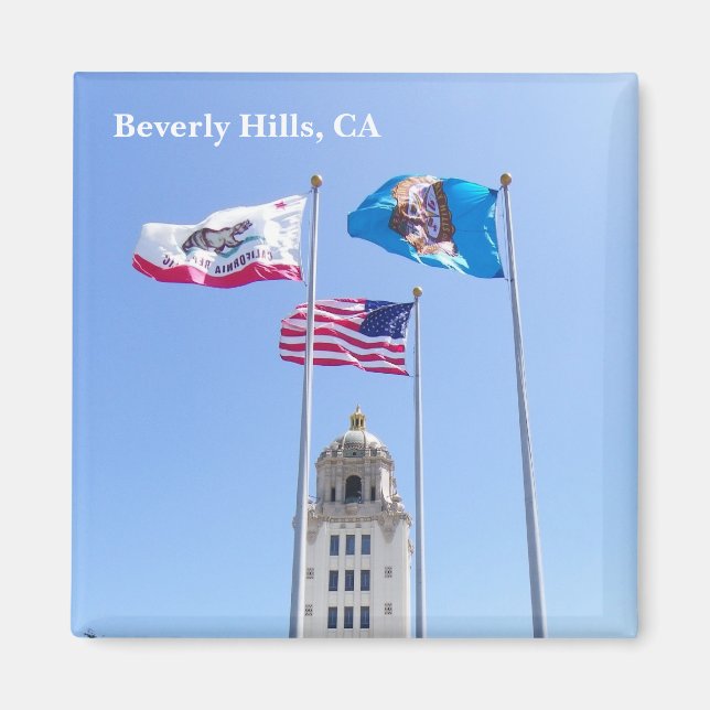 Cool Beverly Hills Magnet! Magnet (Vorne)
