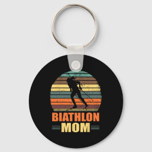 Cool Biathlon Mama Lugano Highlights Schlüsselanhänger