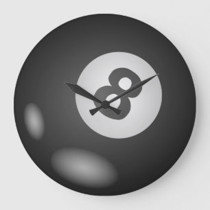 Cool Billiard Clock Große Wanduhr