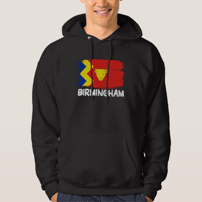 Cool Birmingham Flag Hoodie (Vorderseite)
