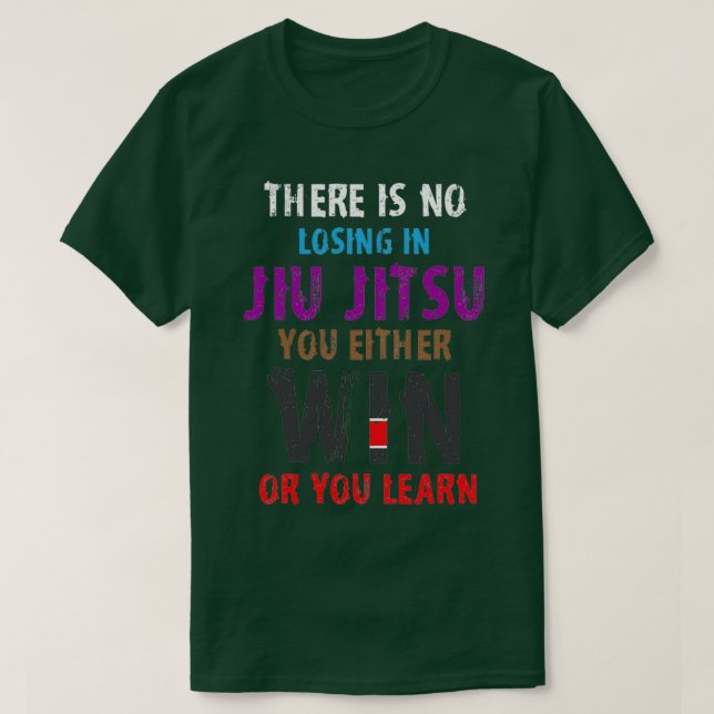 Cool BJJ Jiu Jitsu Gift Martial Arts Lover MIXED M T-Shirt (Design vorne)