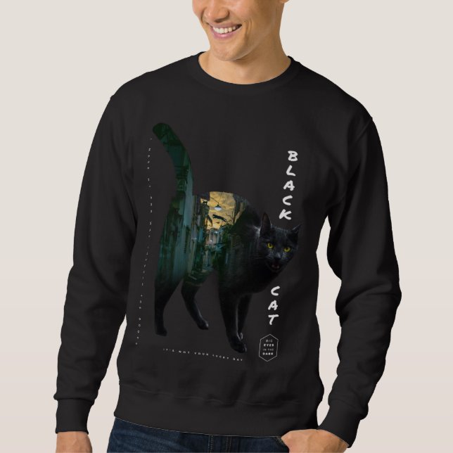 Cool Black Cats Sweatshirt (Vorderseite)
