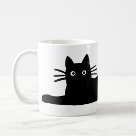 Cool Black Kitty Cat Fun Feline Lover Niedlich Tasse