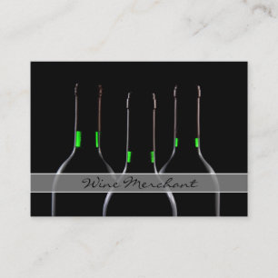 Cool Black Modern Wine Flasche Foto Lochkarte Treuekarte