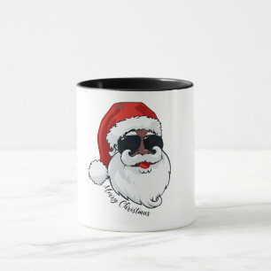 Cool Black Santa Classic Tasse