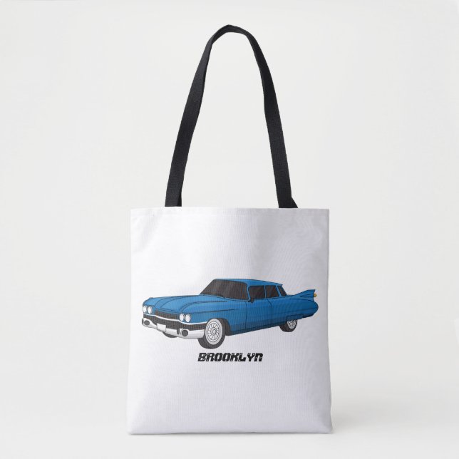 Cool-blau-Oldtimer 1959 (Vorderseite)