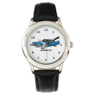 Cool-blau-Oldtimer 1959 Armbanduhr