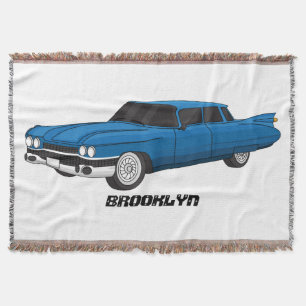 Cool-blau-Oldtimer 1959 Decke